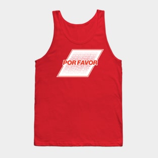 Por Favor - RED Tank Top